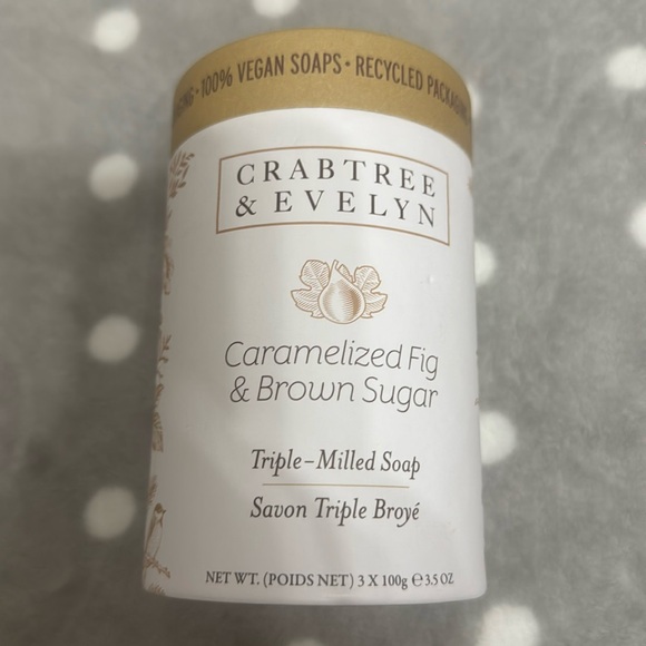 Crabtree&Evelyn Caramelized Fig & Brown Sugar Triple-Milled Soap - Picture 2 of 8